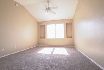 Bedroom  with window at Carlisle at Summerlin, Nevada